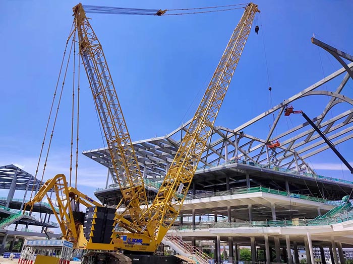 【全球之履】泉州站 XGC400-I——體育館建設大顯身手！