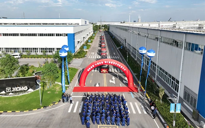 發(fā)車！100+徐工新能源電動叉車盛大交付