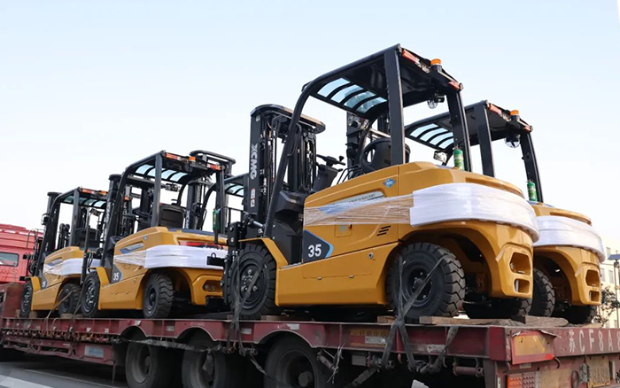 開門紅！百余臺徐工新能源叉車赴廣東→