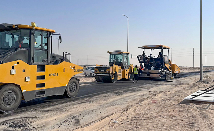 徐工成套化道路設備助力沙特2030愿景！