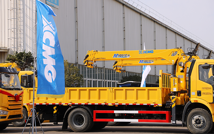 助力城市建設新征程！徐工隨車起重機M SQS157-4批量發(fā)車 