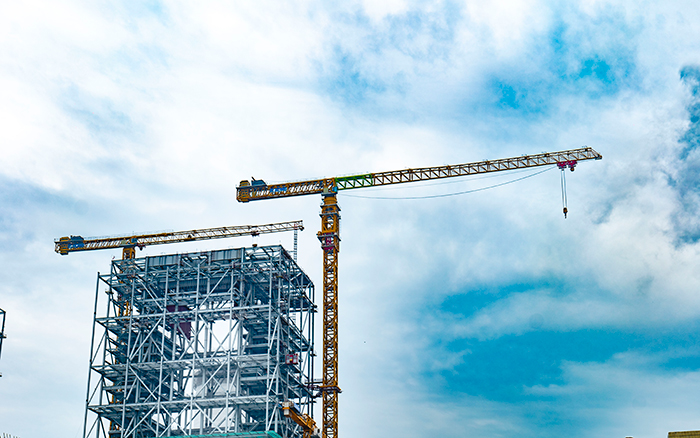 雙塔聚力! 華能太倉電廠項目徐工超大塔顯身手