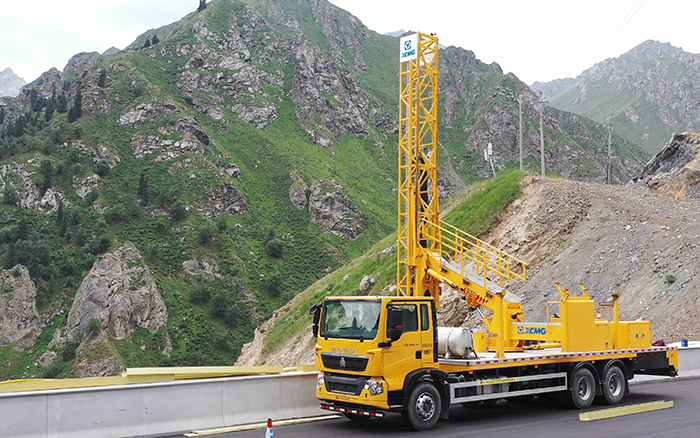 踏險越障拓坦途｜徐工橋檢車在西北秀硬核實(shí)力