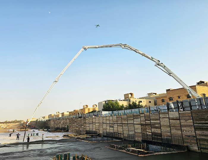 徐工泵車馳騁沙特 為房建注入“中國力量”