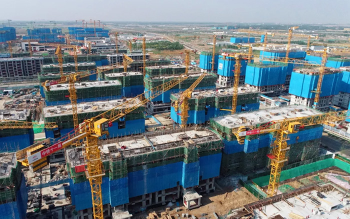 徐工塔機助力雄安新區(qū)市場化項目跑出加速度