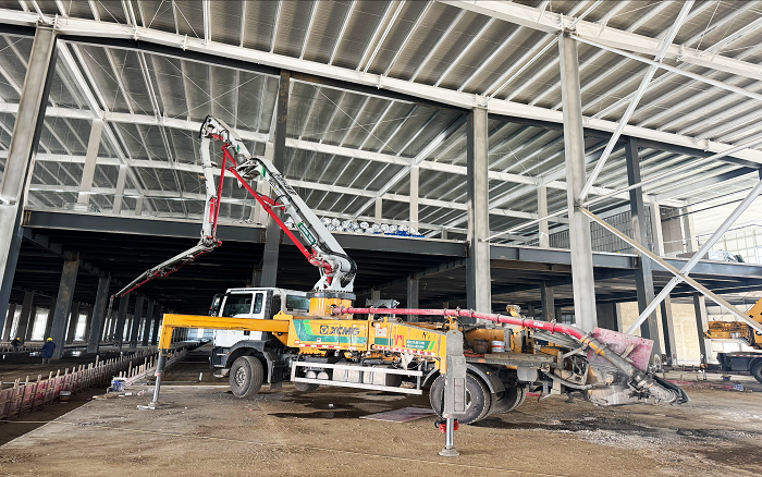 HB37V泵車助建通安科技園