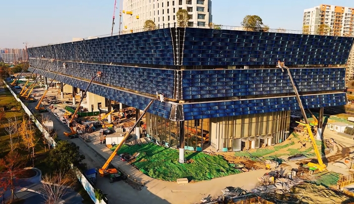 為千年運河“筑舟”！徐工成套化高空作業(yè)平臺助力運河博物館建設